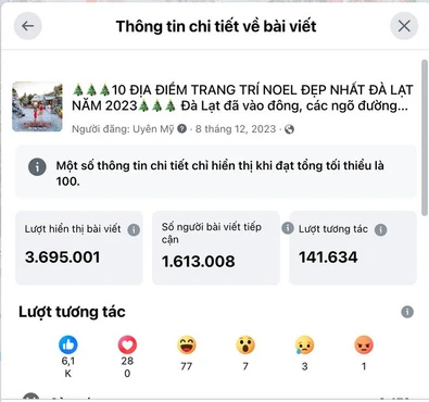 10 địa điểm trang trí Noel đẹp nhất Đà Lạt năm 2023